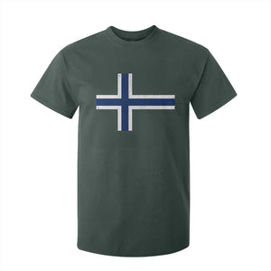 Norway Flag T Shirt For Kid Distressed Norwegian Norge Nordic Red White Blue Symbol