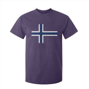 Norway Flag T Shirt For Kid Distressed Norwegian Norge Nordic Red White Blue Symbol