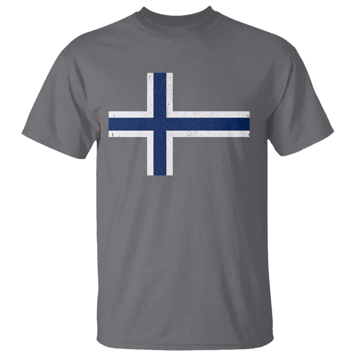 Norway Flag T Shirt Distressed Norwegian Norge Nordic Red White Blue Symbol