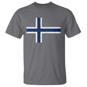 Norway Flag T Shirt Distressed Norwegian Norge Nordic Red White Blue Symbol