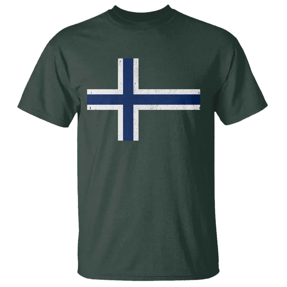 Norway Flag T Shirt Distressed Norwegian Norge Nordic Red White Blue Symbol