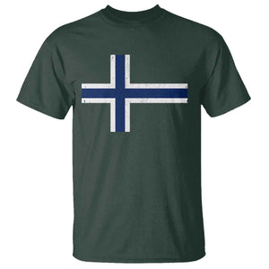 Norway Flag T Shirt Distressed Norwegian Norge Nordic Red White Blue Symbol