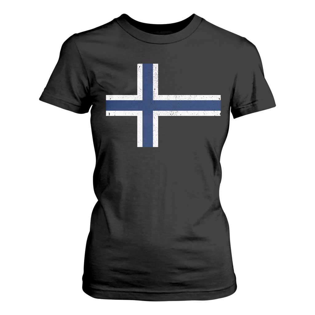Norway Flag T Shirt For Women Distressed Norwegian Norge Nordic Red White Blue Symbol