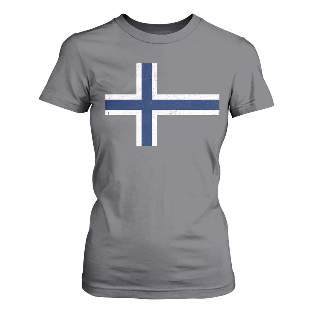 Norway Flag T Shirt For Women Distressed Norwegian Norge Nordic Red White Blue Symbol