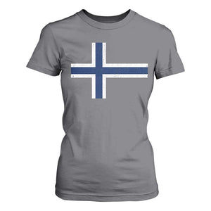 Norway Flag T Shirt For Women Distressed Norwegian Norge Nordic Red White Blue Symbol