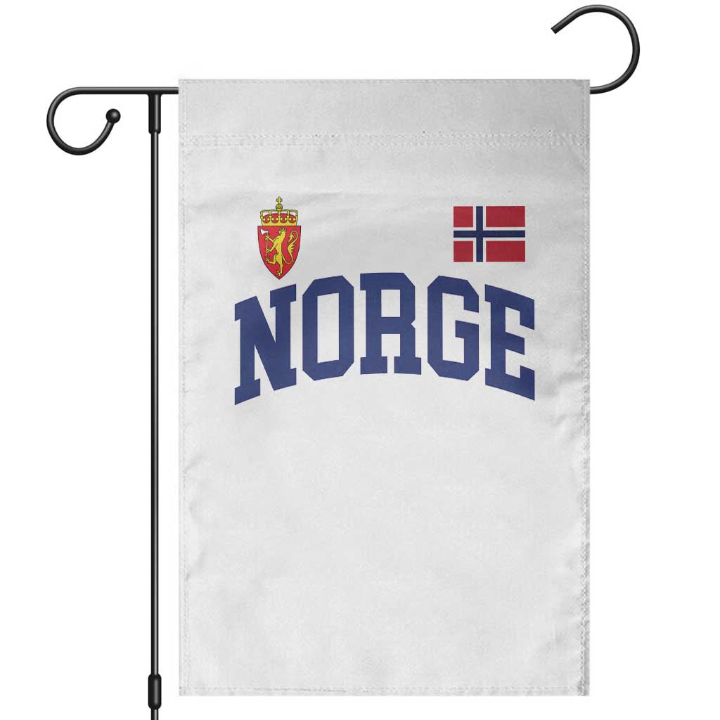 Norge Flag Norway Norwegian Garden Flag Vintage Retro TS10 White Print Your Wear