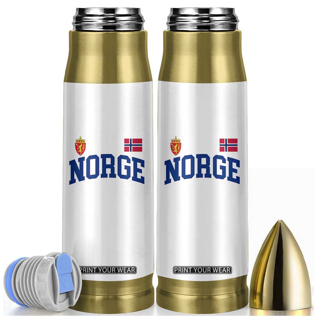 Norge Flag Norway Norwegian Bullet Tumbler Vintage Retro TS10 White Print Your Wear