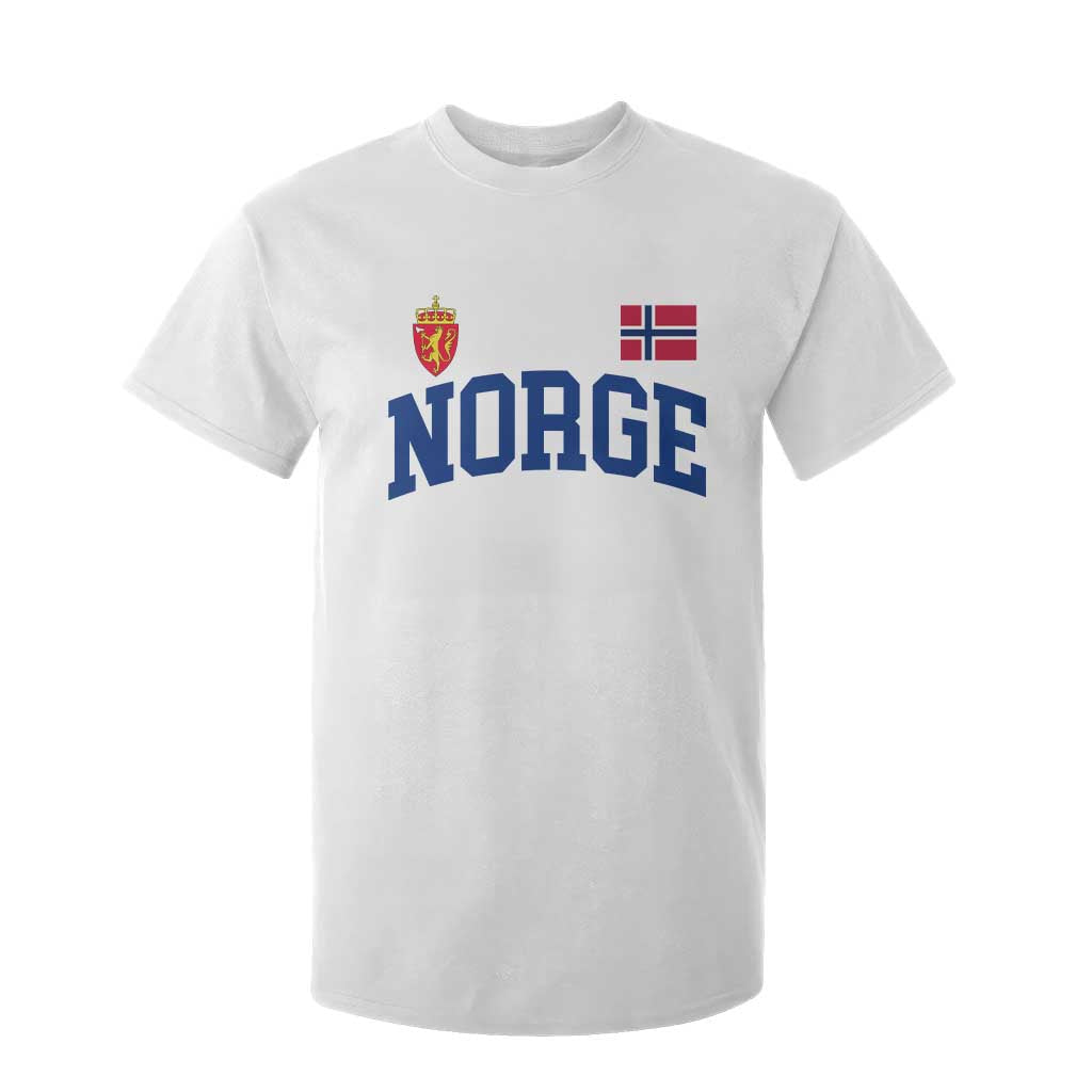 Norge Flag Norway Norwegian T Shirt For Kid Vintage Retro TS10 White Print Your Wear
