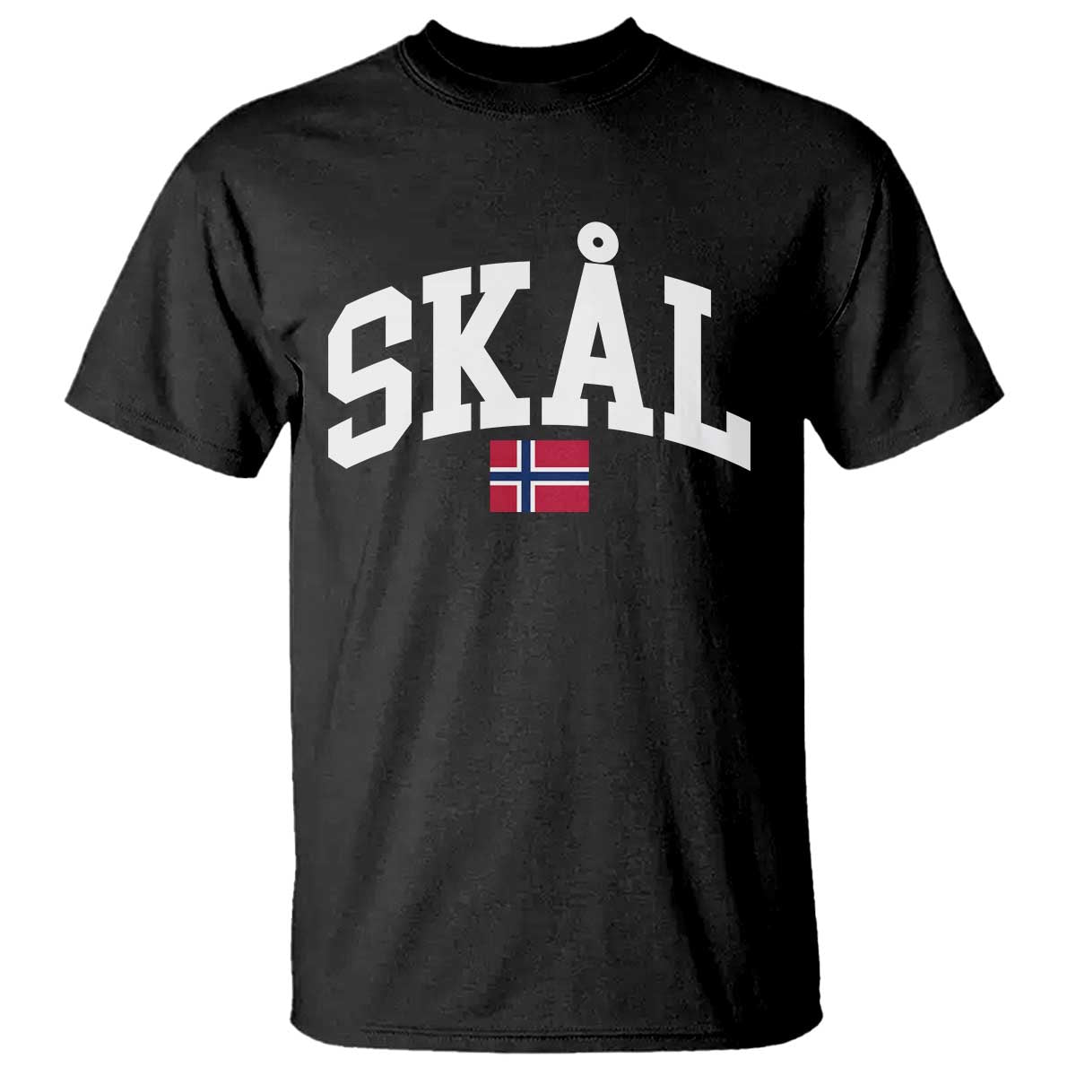Skal Norwegian Sayings T Shirt Cheers in Norwegian Norway Viking Heritage Scandinavian Graphic TS10 Black Print Your Wear
