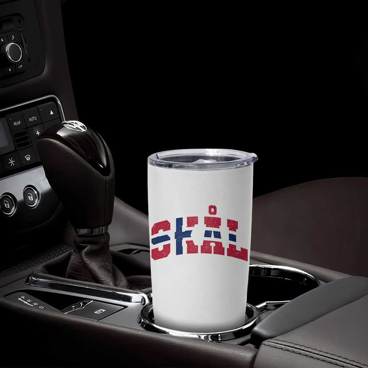Skal Norway Flag Tumbler Cup Vintage Cheers Norwegian Sayings Viking Heritage Scandinavian Graphic