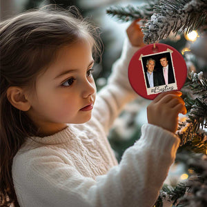 Trump Epstein Besties Christmas Ornament Funny FDT Vintage Photo BFF Best Friends Forever TS10 Print Your Wear