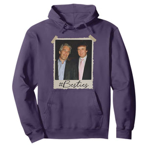 Trump Epstein Besties Hoodie Funny FDT Vintage Photo BFF Best Friends Forever TS10 Purple Print Your Wear