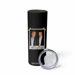 Trump Epstein Besties Skinny Tumbler Funny FDT Vintage Photo BFF Best Friends Forever TS10 Print Your Wear