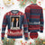 Trump Epstein Besties Knit Sweatshirt Funny FDT Vintage Photo BFF Best Friends Forever TS10 Burgundy Print Your Wear