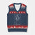 La Llorona V-Neck Knit Sweater Vest Tarot Card Horror Death Occult Mexican Folklore Halloween TS10 Navy Red Print Your Wear