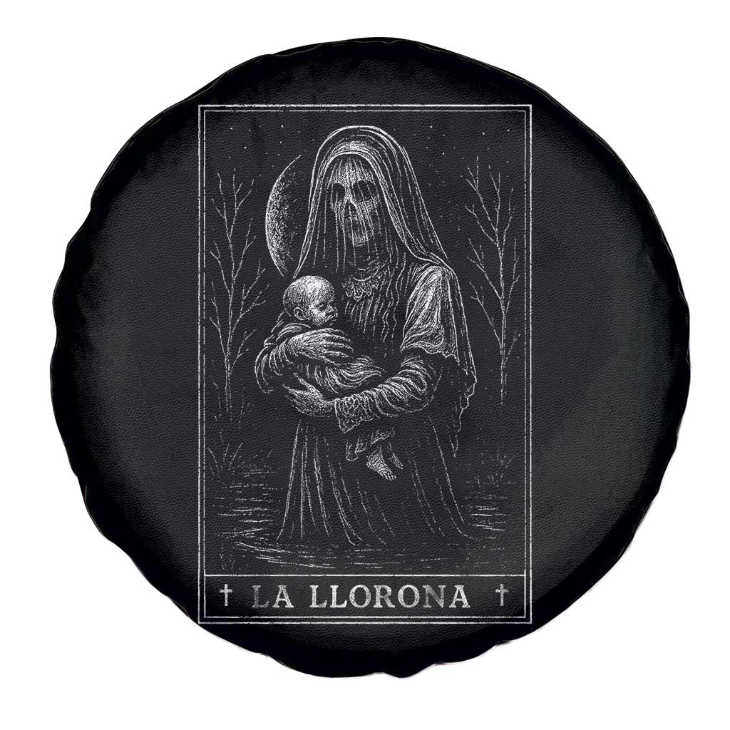 La Llorona Spare Tire Cover Tarot Card Horror Death Occult Mexican Folklore Halloween TS10 Print Your Wear
