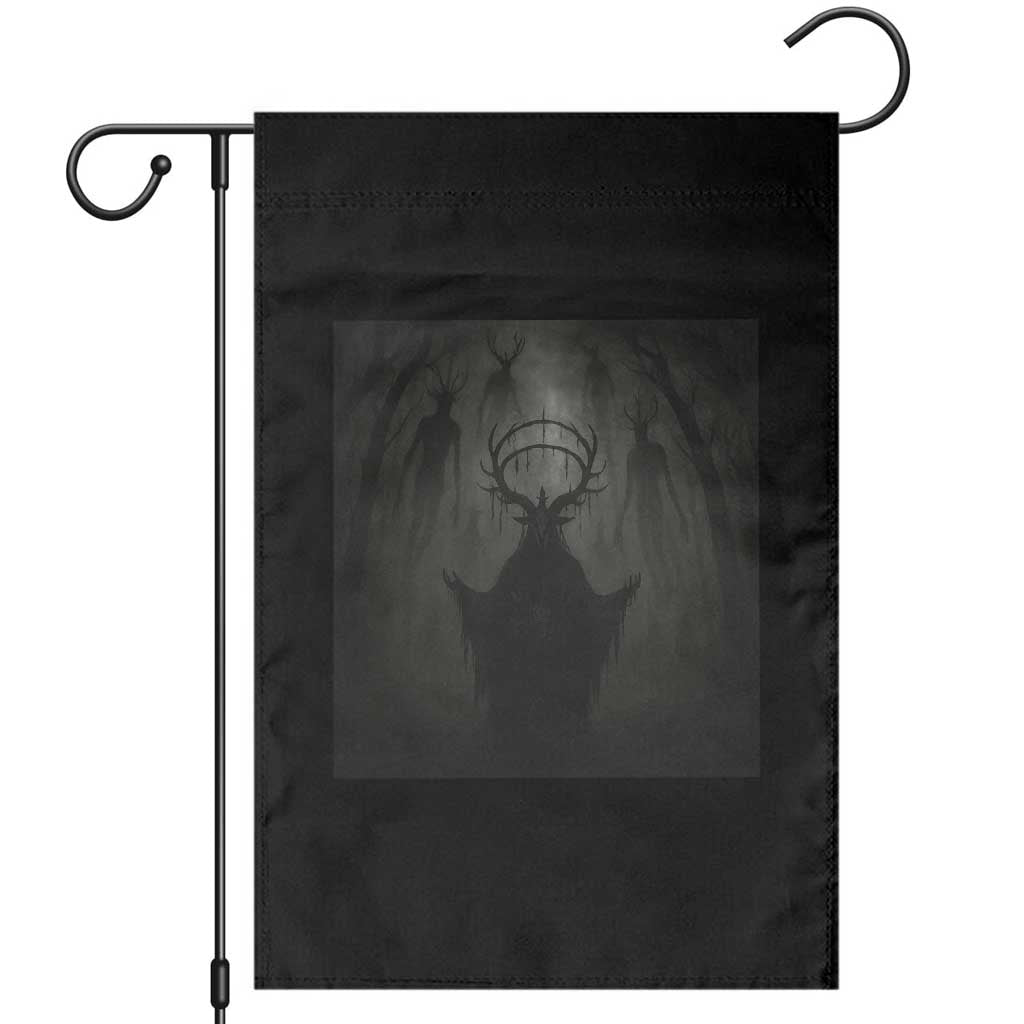 Wendigo Garden Flag Gothic Horror Forest Demon Cryptid Occult Dark Fantasy TS10 Black Print Your Wear