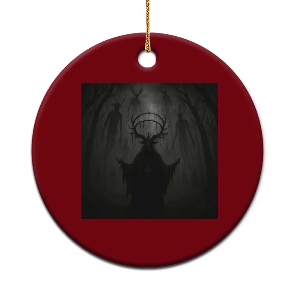 Wendigo Ceramic Ornament Gothic Horror Forest Demon Cryptid Occult Dark Fantasy TS10 1pc Red Print Your Wear