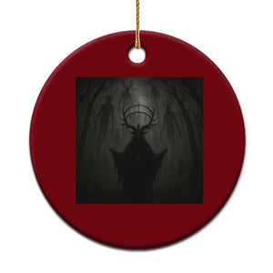 Wendigo Ceramic Ornament Gothic Horror Forest Demon Cryptid Occult Dark Fantasy TS10 1pc Red Print Your Wear