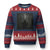 Wendigo Ugly Christmas Sweater Gothic Horror Forest Demon Cryptid Occult Dark Fantasy TS10 Navy Red Print Your Wear