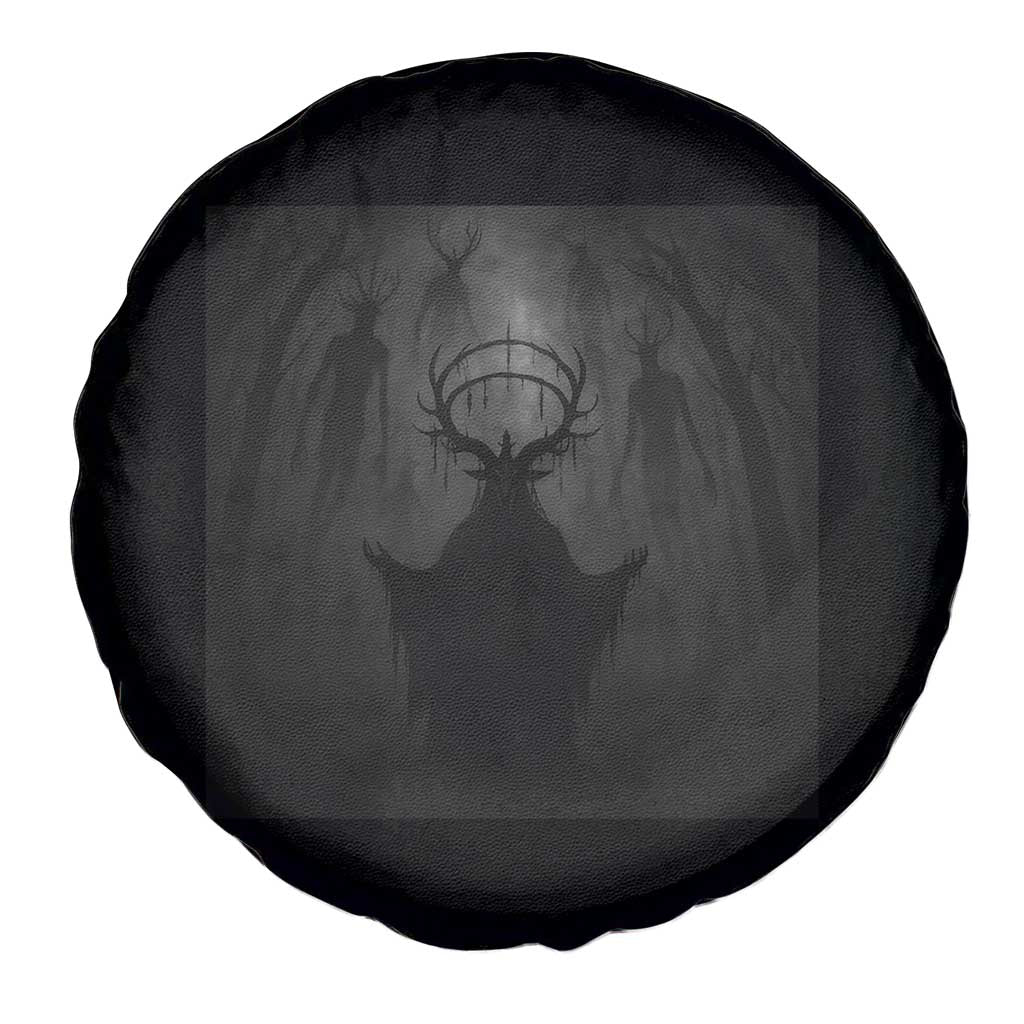 Wendigo Spare Tire Cover Gothic Horror Forest Demon Cryptid Occult Dark Fantasy TS10 Print Your Wear