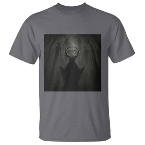 Wendigo T Shirt Gothic Horror Forest Demon Cryptid Occult Dark Fantasy TS10 Charcoal Print Your Wear