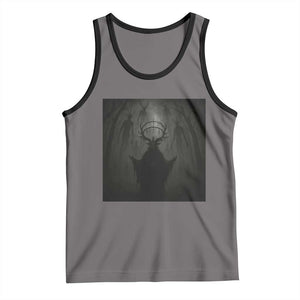 Wendigo Tank Top Gothic Horror Forest Demon Cryptid Occult Dark Fantasy TS10 Deep Heather Black Print Your Wear