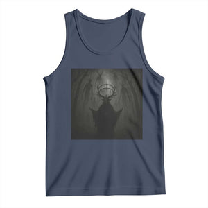 Wendigo Tank Top Gothic Horror Forest Demon Cryptid Occult Dark Fantasy TS10 Navy Print Your Wear