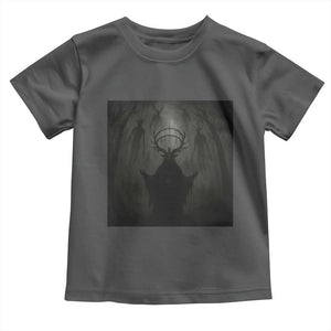 Wendigo Toddler T Shirt Gothic Horror Forest Demon Cryptid Occult Dark Fantasy TS10 Dark Heather Print Your Wear