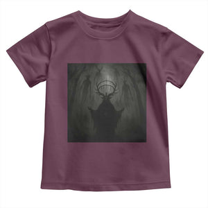 Wendigo Toddler T Shirt Gothic Horror Forest Demon Cryptid Occult Dark Fantasy TS10 Maroon Print Your Wear