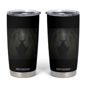 Wendigo Tumbler Cup Gothic Horror Forest Demon Cryptid Occult Dark Fantasy TS10 Black Print Your Wear