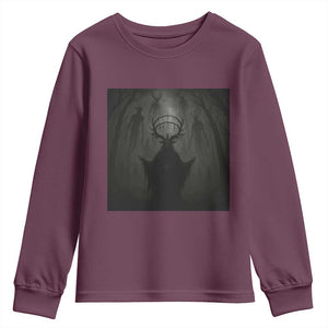 Wendigo Youth Sweatshirt Gothic Horror Forest Demon Cryptid Occult Dark Fantasy TS10 Maroon Print Your Wear