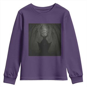 Wendigo Youth Sweatshirt Gothic Horror Forest Demon Cryptid Occult Dark Fantasy TS10 Purple Print Your Wear