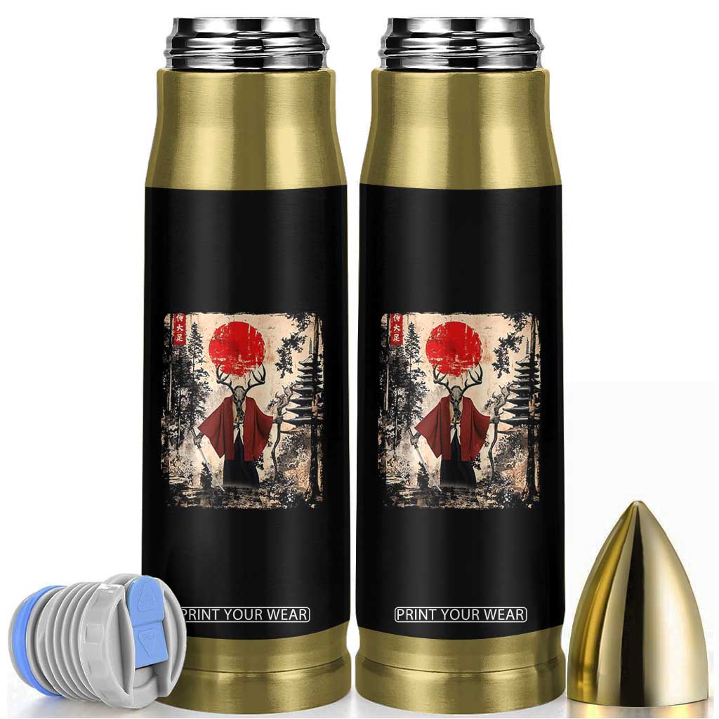 Samurai Wendigo Bullet Tumbler Japanese Vintage Graphic Ukiyo-e Art Funny Dark Fantasy TS10 Black Print Your Wear