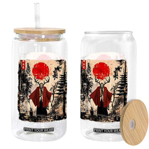 Samurai Wendigo Glass Can Japanese Vintage Graphic Ukiyo-e Art Funny Dark Fantasy TS10 Print Your Wear