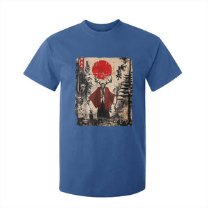 Samurai Wendigo T Shirt For Kid Japanese Vintage Graphic Ukiyo-e Art Funny Dark Fantasy TS10 Royal Blue Print Your Wear