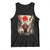 Samurai Wendigo Tank Top Japanese Vintage Graphic Ukiyo-e Art Funny Dark Fantasy TS10 Black Print Your Wear