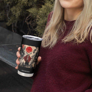 Samurai Wendigo Tumbler Cup Japanese Vintage Graphic Ukiyo-e Art Funny Dark Fantasy TS10 Print Your Wear