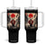 Samurai Wendigo Tumbler With Handle Japanese Vintage Graphic Ukiyo-e Art Funny Dark Fantasy TS10 One Size: 40 oz Black Print Your Wear