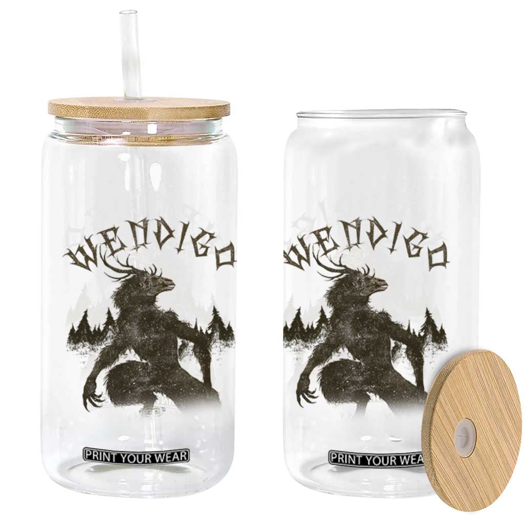 Wendigo Glass Can Horror Cryptid Occult Dark Fantasy TS10 Print Your Wear