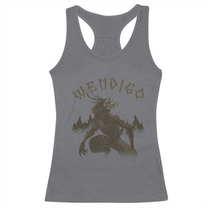 Wendigo Racerback Tank Top Horror Cryptid Occult Dark Fantasy TS10 Charcoal Print Your Wear