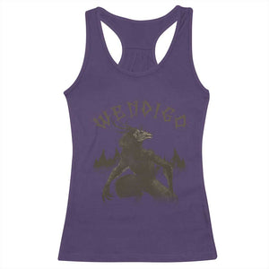 Wendigo Racerback Tank Top Horror Cryptid Occult Dark Fantasy TS10 Purple Print Your Wear