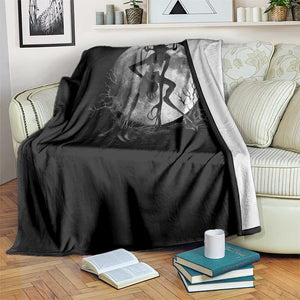 Wendigo Throw Blanket Cryptid Horror Moon Mythical Creature Halloween TS10 Print Your Wear