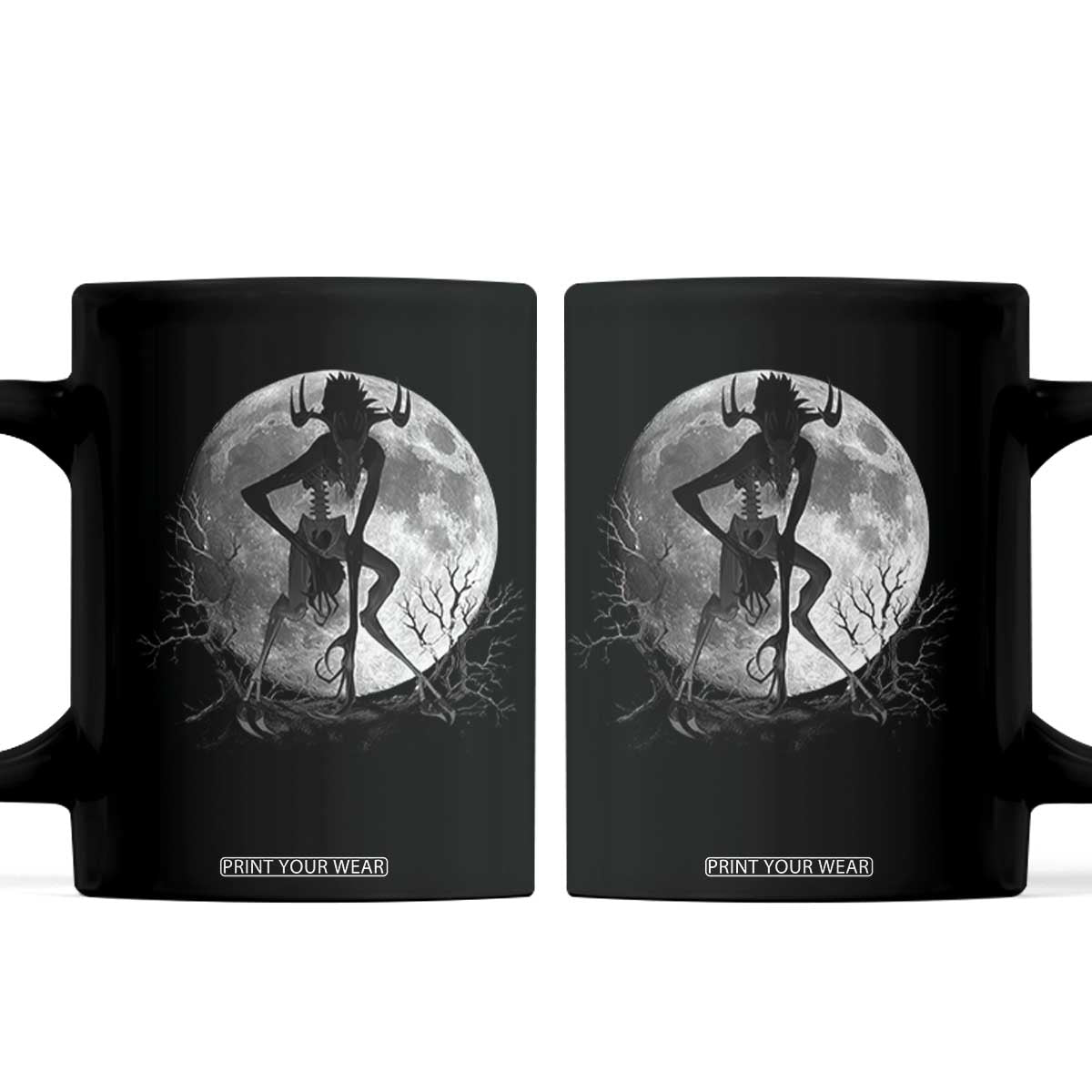 Wendigo Coffee Mug Cryptid Horror Moon Mythical Creature Halloween TS10 Black Print Your Wear