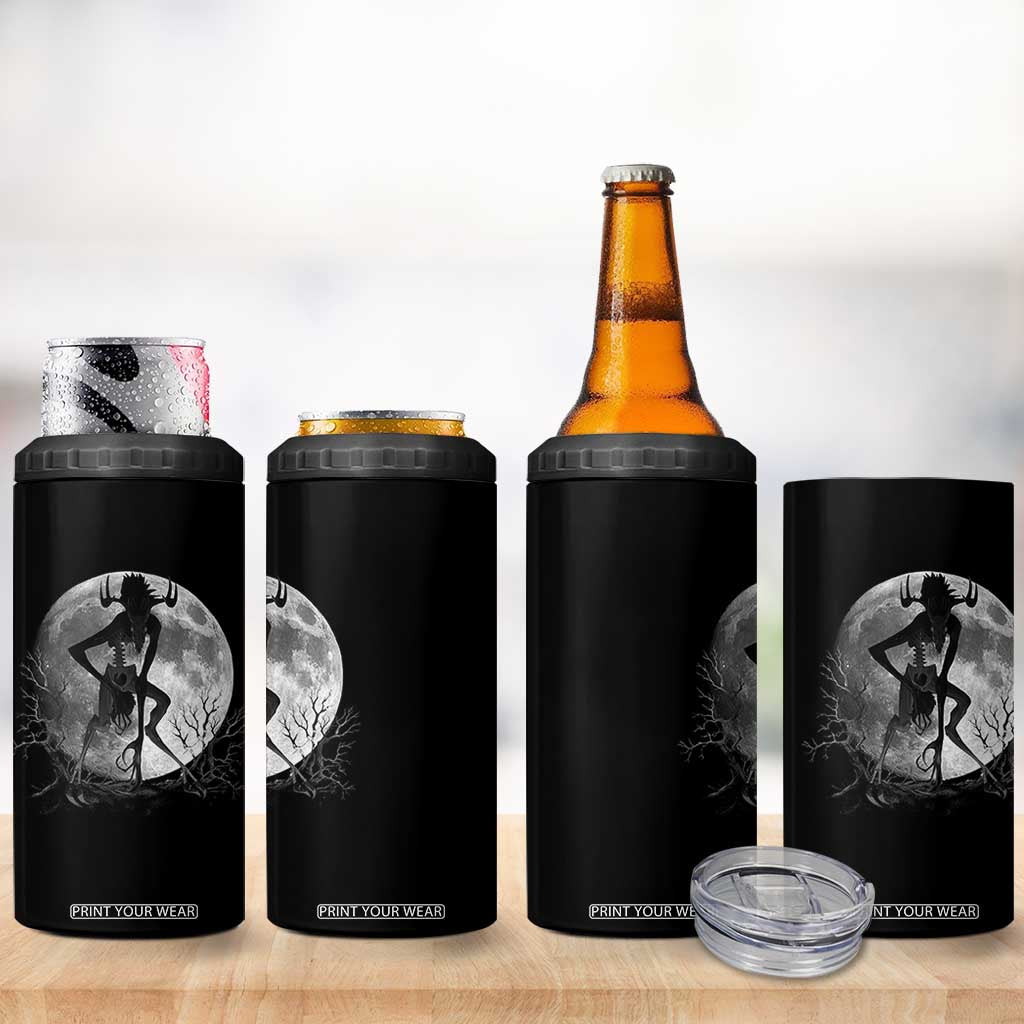 Wendigo 4 in 1 Can Cooler Tumbler Cryptid Horror Moon Mythical Creature Halloween TS10 Print Your Wear