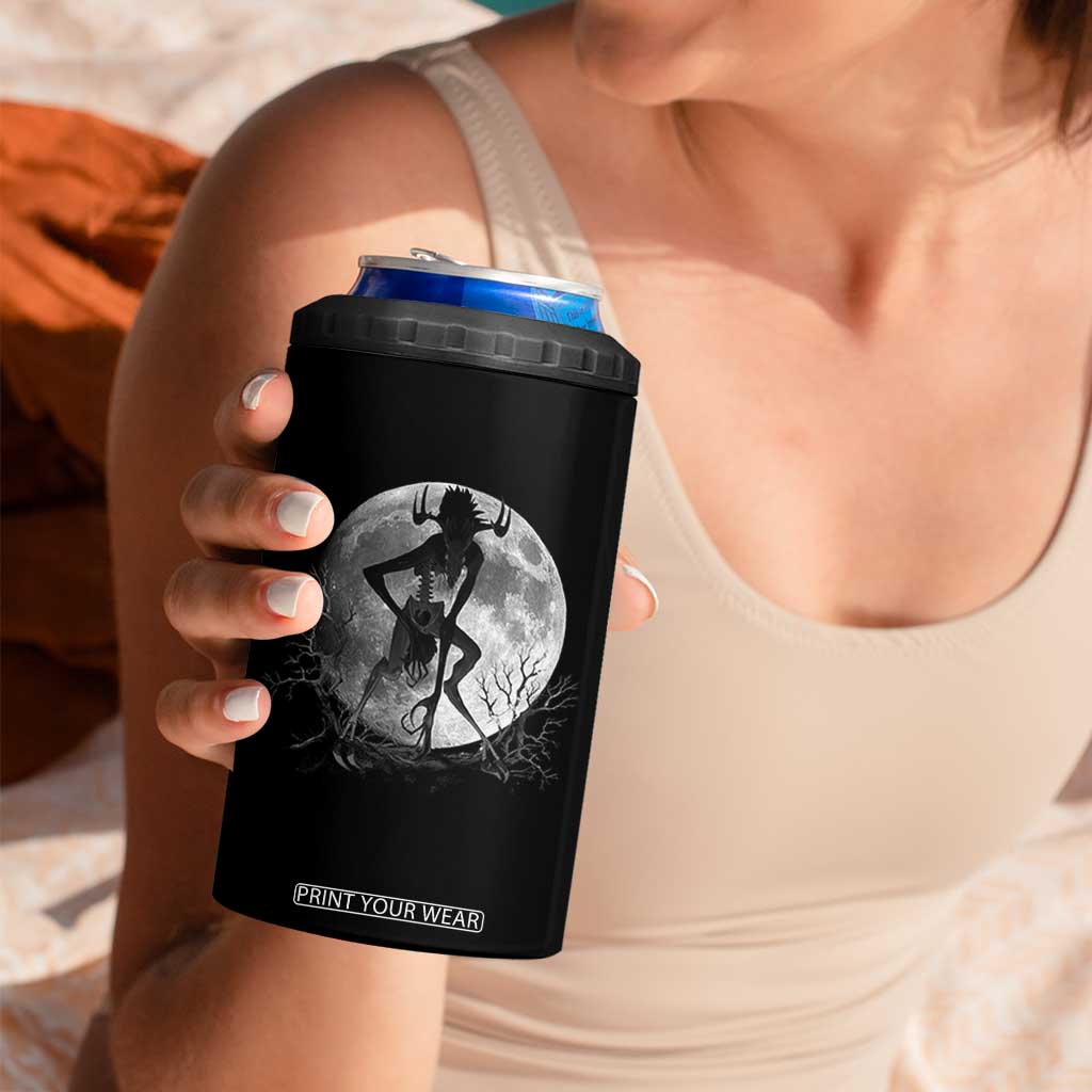 Wendigo 4 in 1 Can Cooler Tumbler Cryptid Horror Moon Mythical Creature Halloween TS10 Print Your Wear