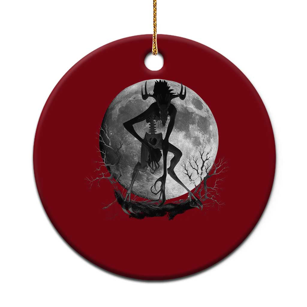 Wendigo Ceramic Ornament Cryptid Horror Moon Mythical Creature Halloween TS10 1pc Red Print Your Wear