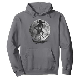 Wendigo Hoodie Cryptid Horror Moon Mythical Creature Halloween TS10 Charcoal Print Your Wear