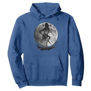Wendigo Hoodie Cryptid Horror Moon Mythical Creature Halloween TS10 Royal Blue Print Your Wear