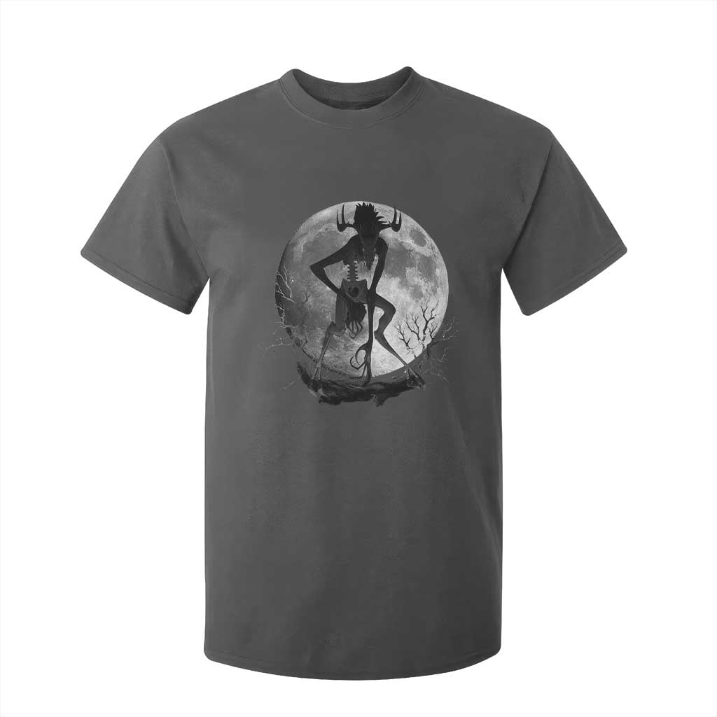 Wendigo T Shirt For Kid Cryptid Horror Moon Mythical Creature Halloween TS10 Dark Heather Print Your Wear